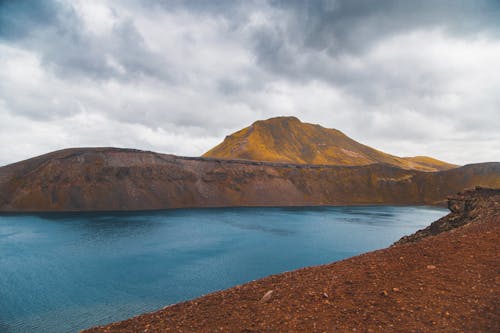 Free stock photo of cloudy, iceland, lake