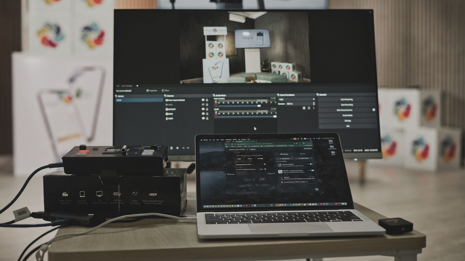 Modern digital workspace for website creation