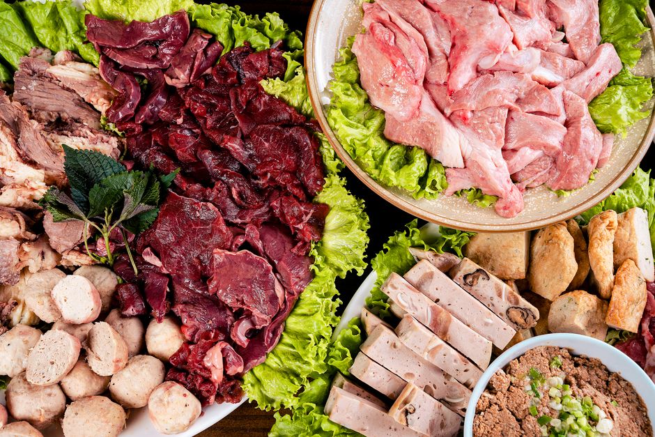 raw duck meat ingredients