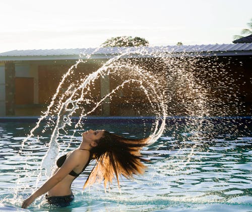 Woman In Body Of Water