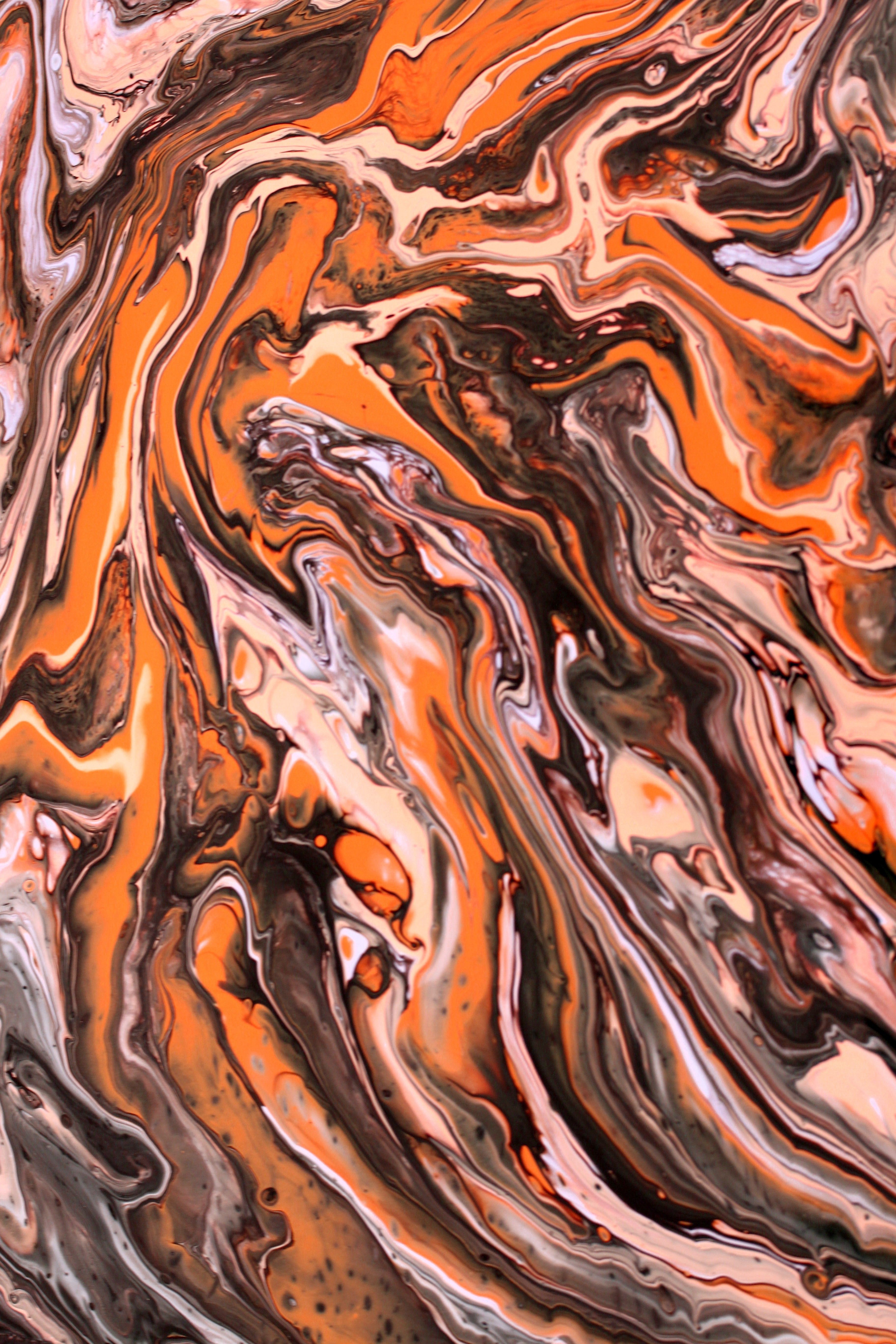 Abstract Fluid Art with Earthy Tones · Free Stock Photo