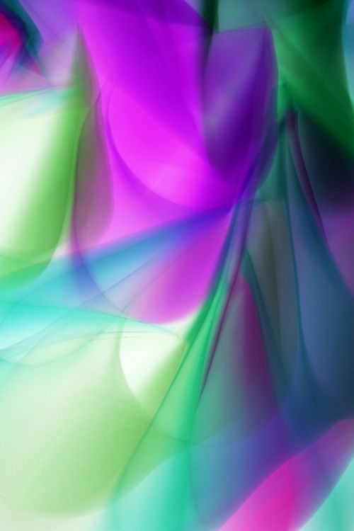 Free Artistic abstract design with vibrant colors blending in waves. Perfect for modern decor. Stock Photo