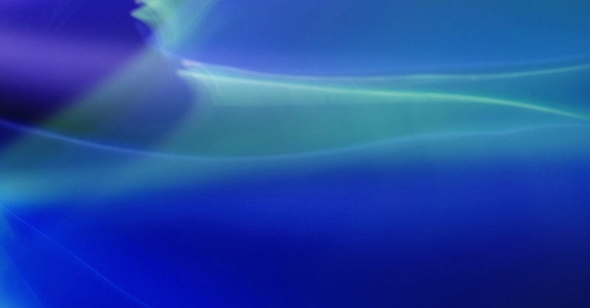 Abstract Blue and Green Light Waves · Free Stock Photo