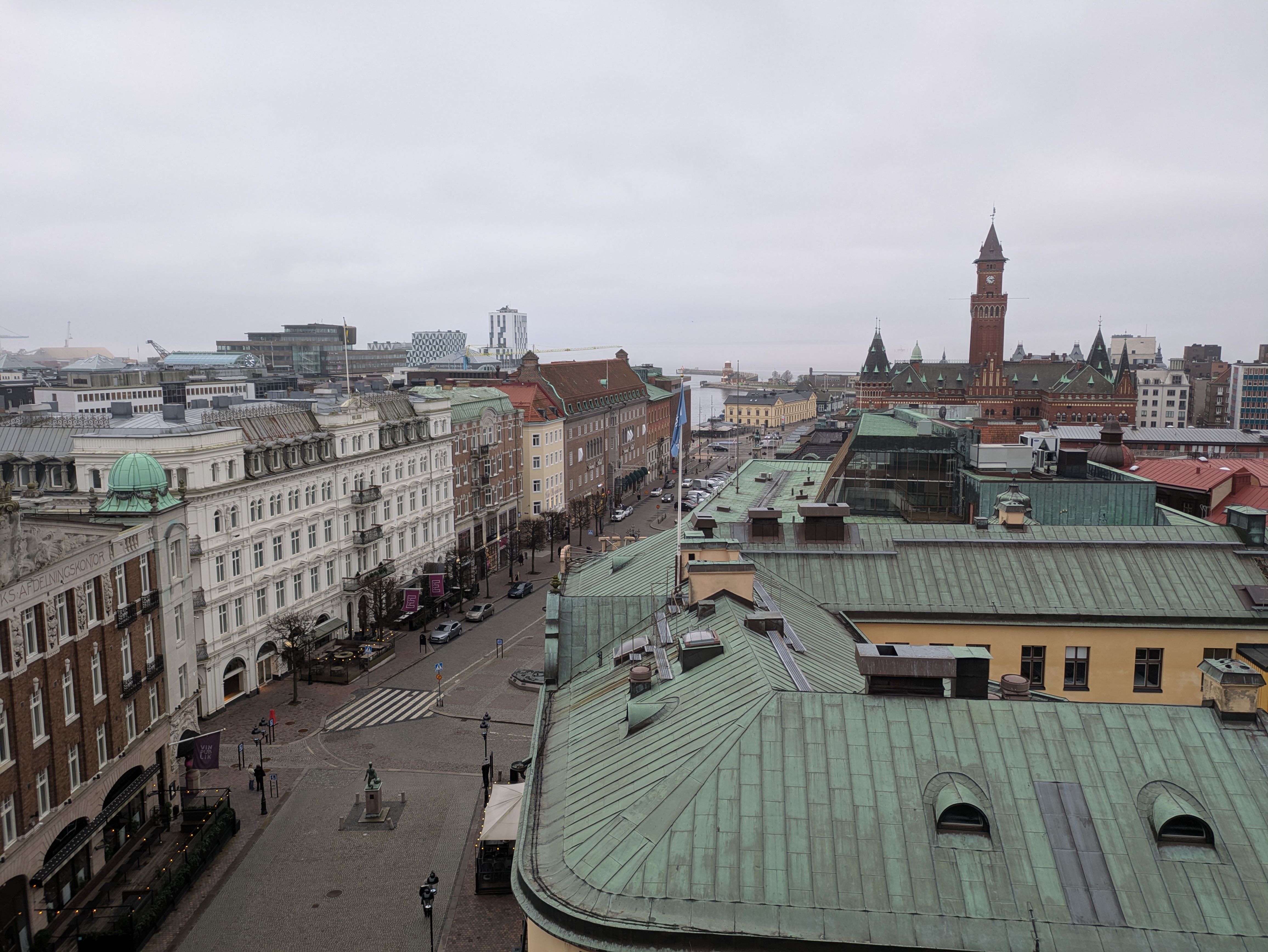 Aerial View of Helsingborg's Architecture in Sweden · Free Stock Photo