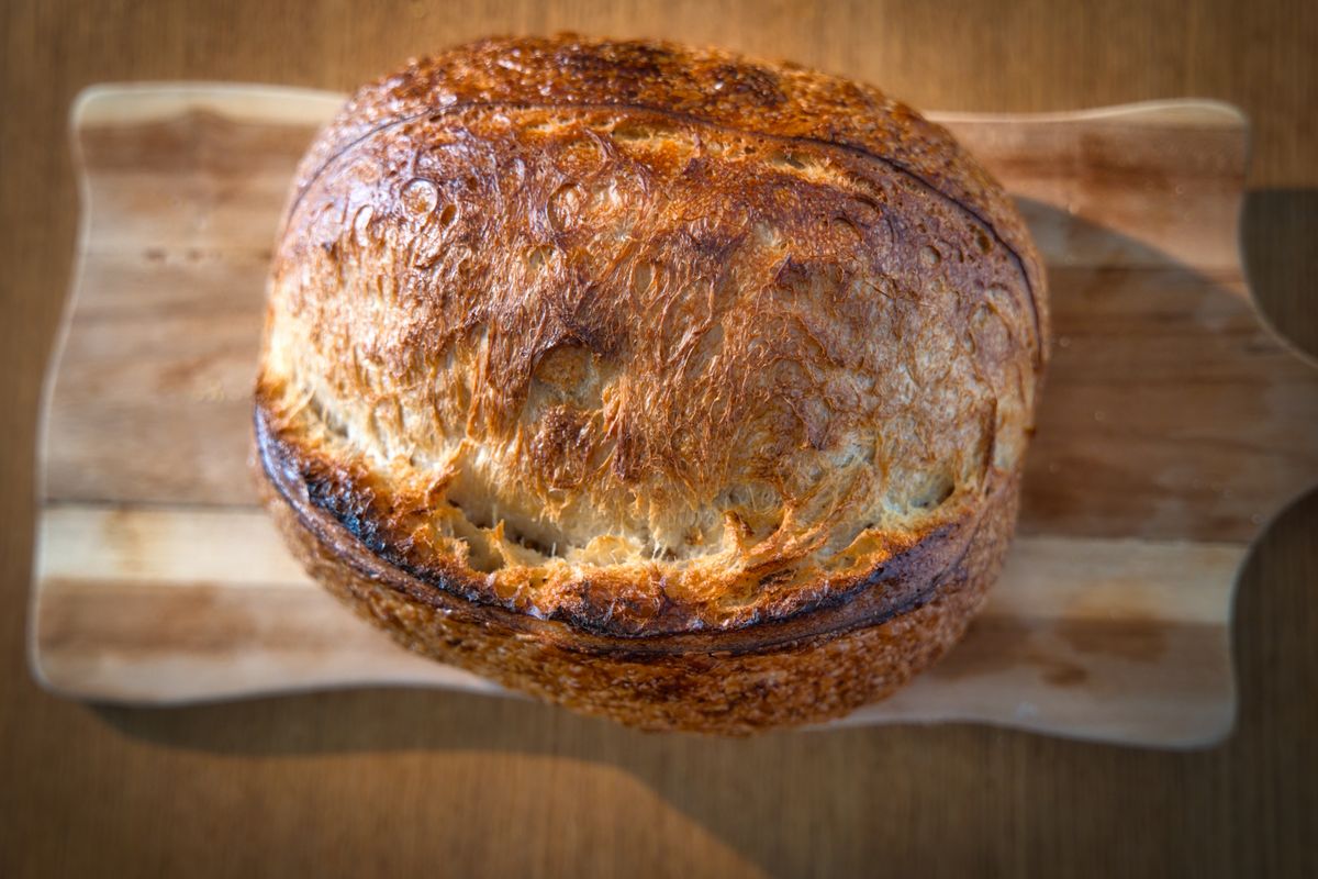 Crusty artisan sourdough loaf cooling at Best Bakery 2026 in Sydney