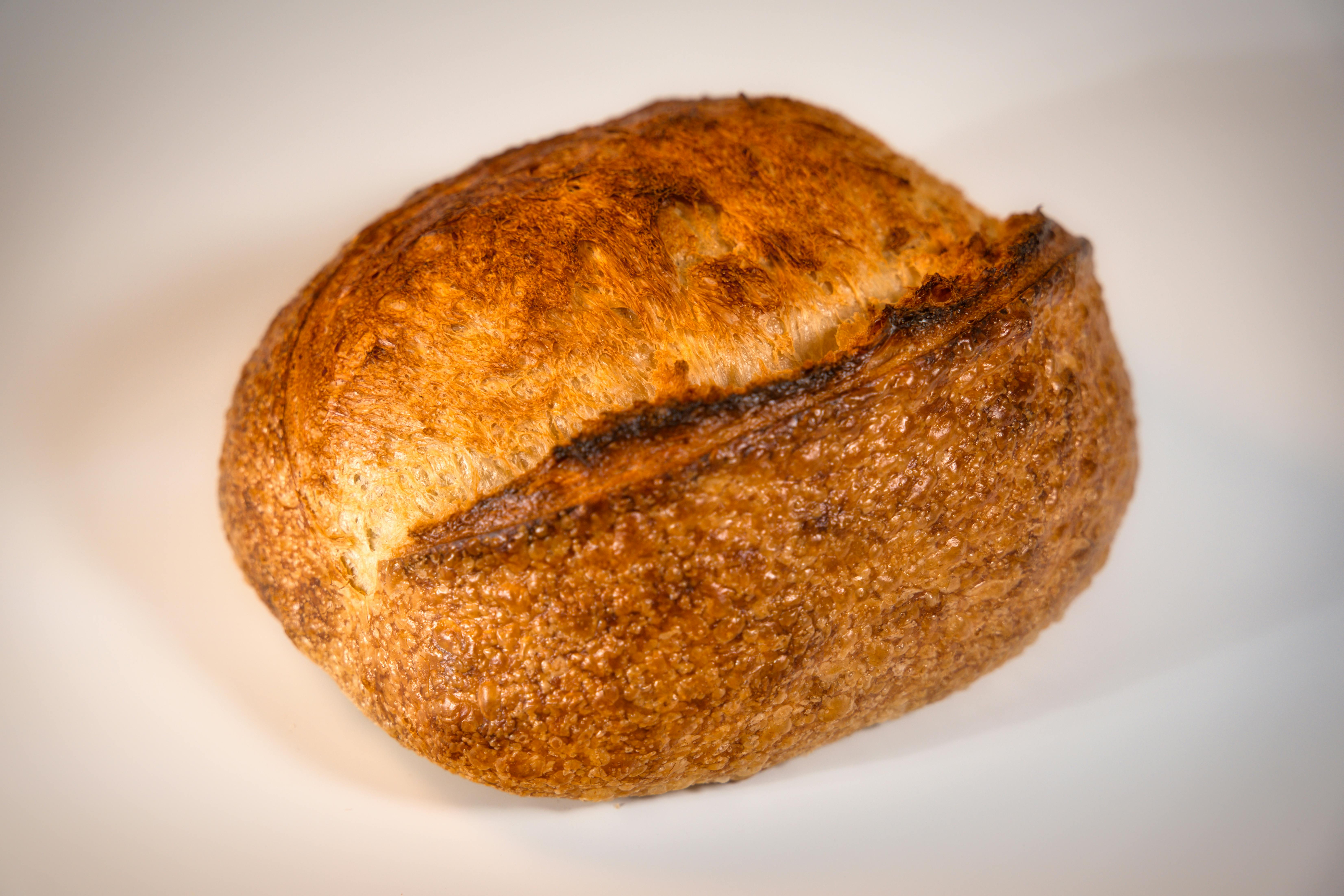 High-quality artisan bread photographed in Berlin. Perfect for culinary and bakery themes.