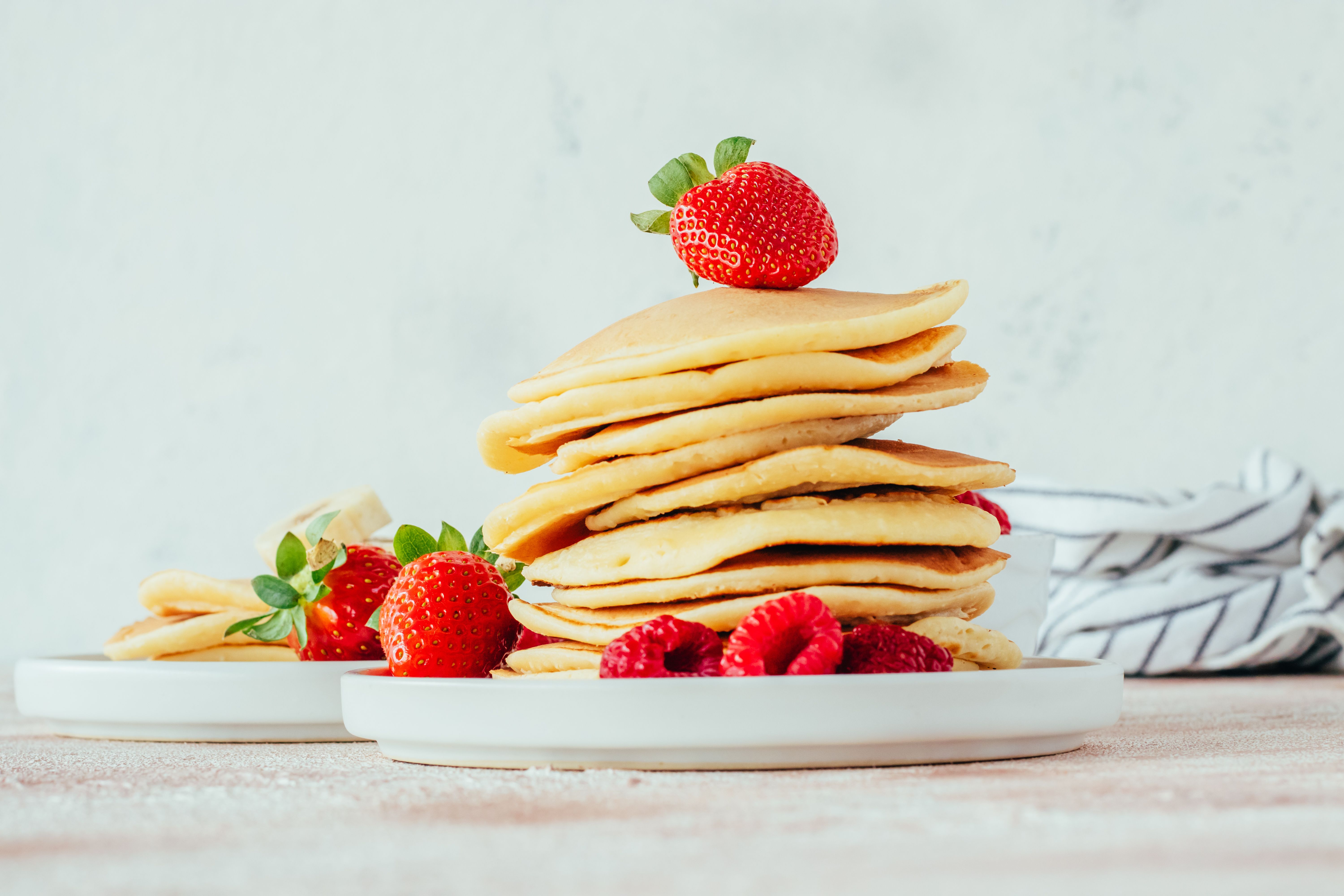 Maple Crepes with Whipped Cream