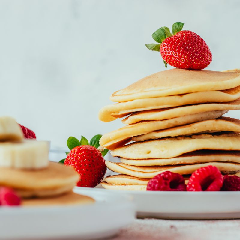Fluffy Whole Wheat Pancakes