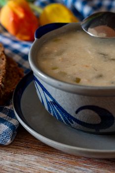 Soupe minestrone au quinoa