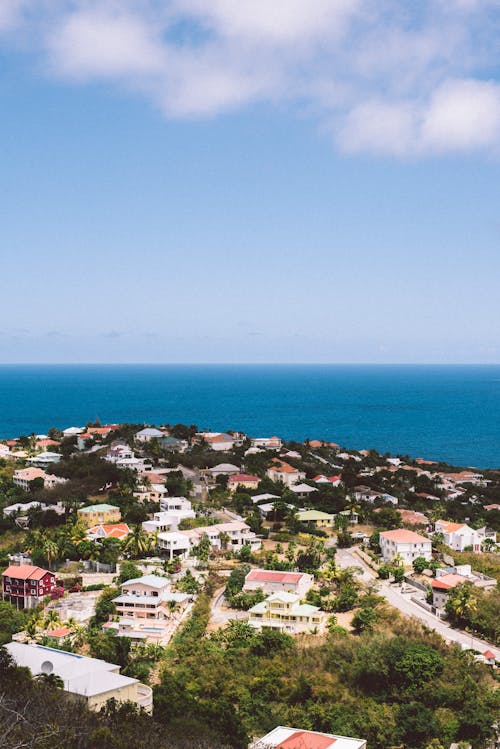 Aerial Shot Of Houses