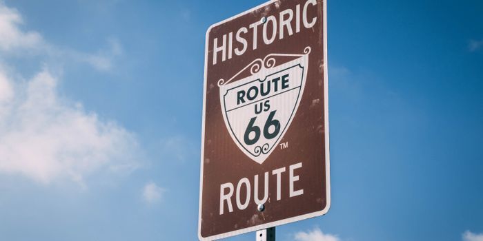 Route 66 on 23rd near Oklahoma City
