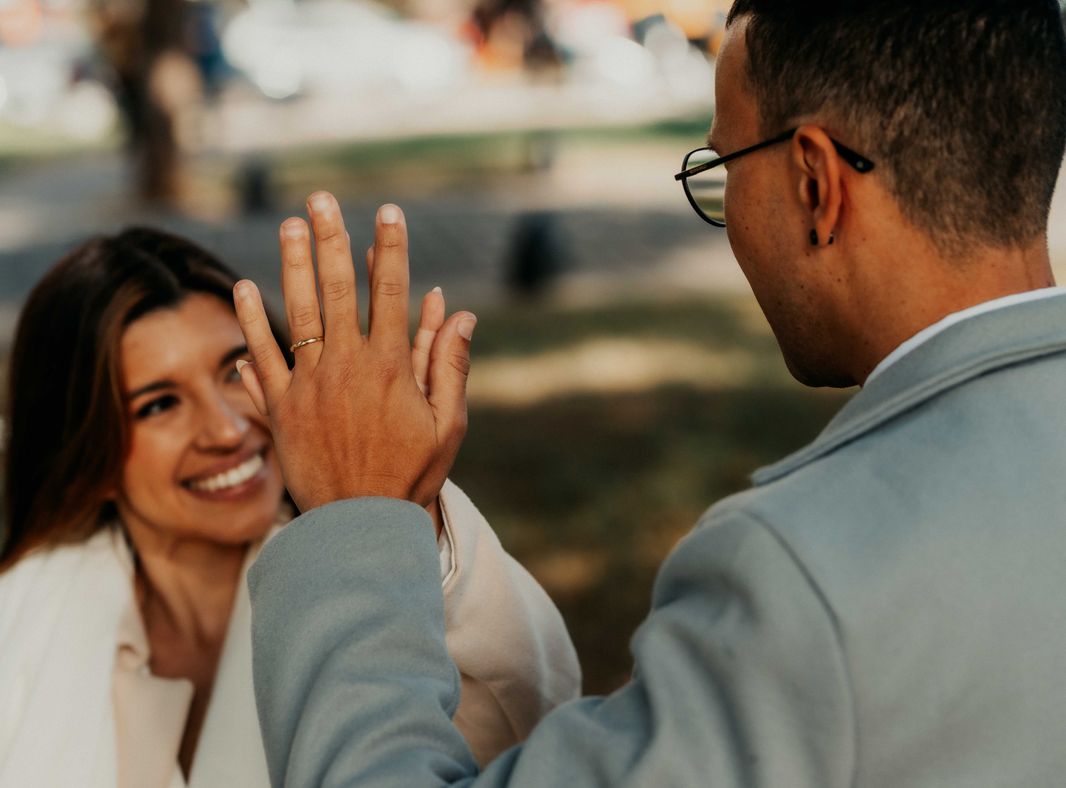 professional dating app showing potential matches with career information