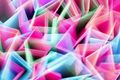 Faceted pink and cyan light forms — artwork by Landiva Weber on Pexels