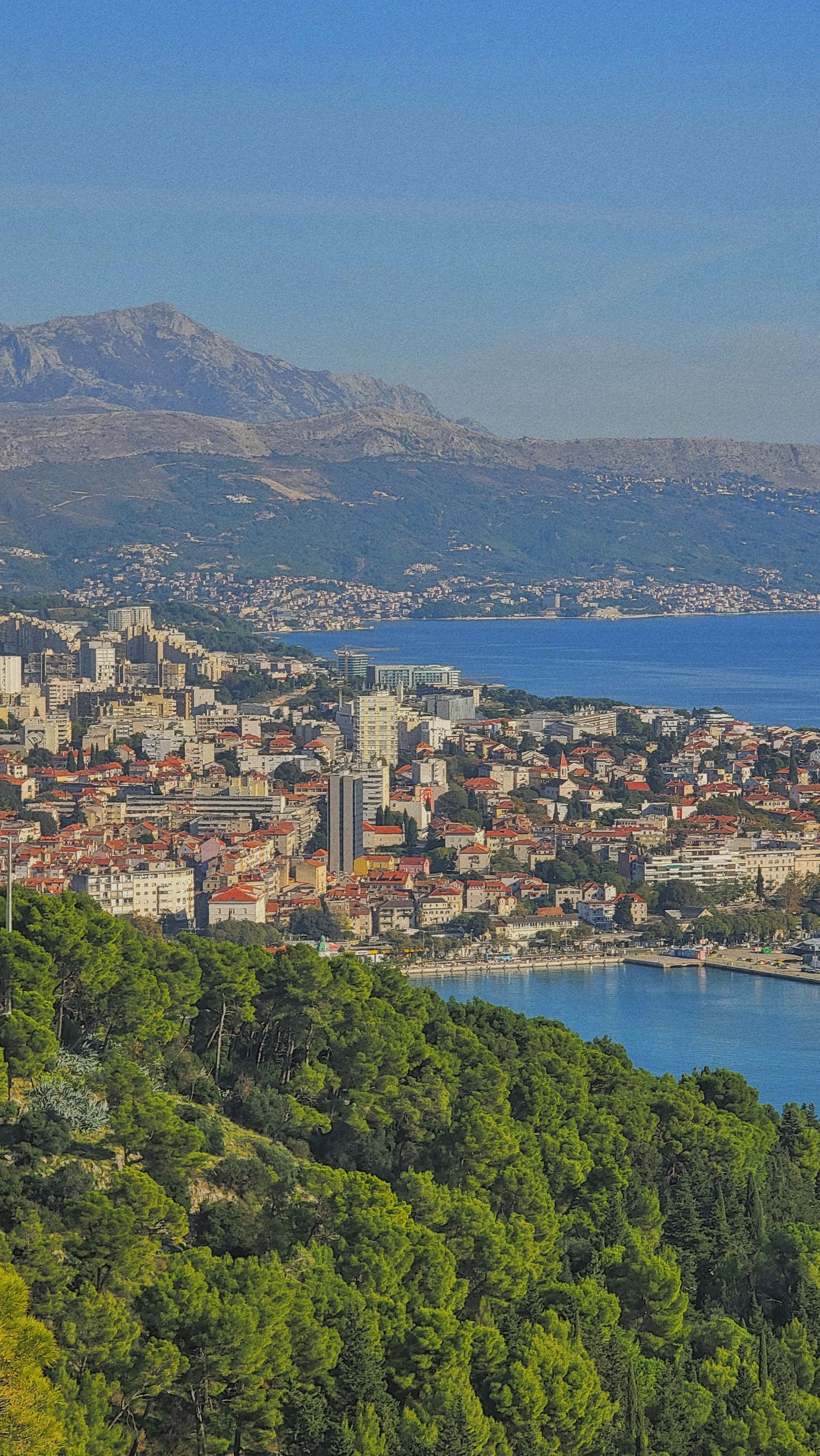 Croatian Adriatic coastline for Dalmatian Riviera