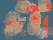 Vibrant Abstract Expressionist Art on Textured Canvas