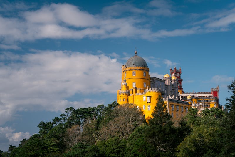 Sintra Pena Palace Upslash Photos, Download