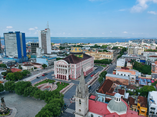 Free Teatro Amazonas Stock Photo
