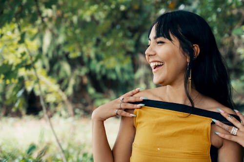 Woman In Yellow Top