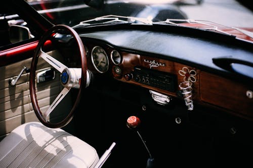 Black And Brown Car Interior