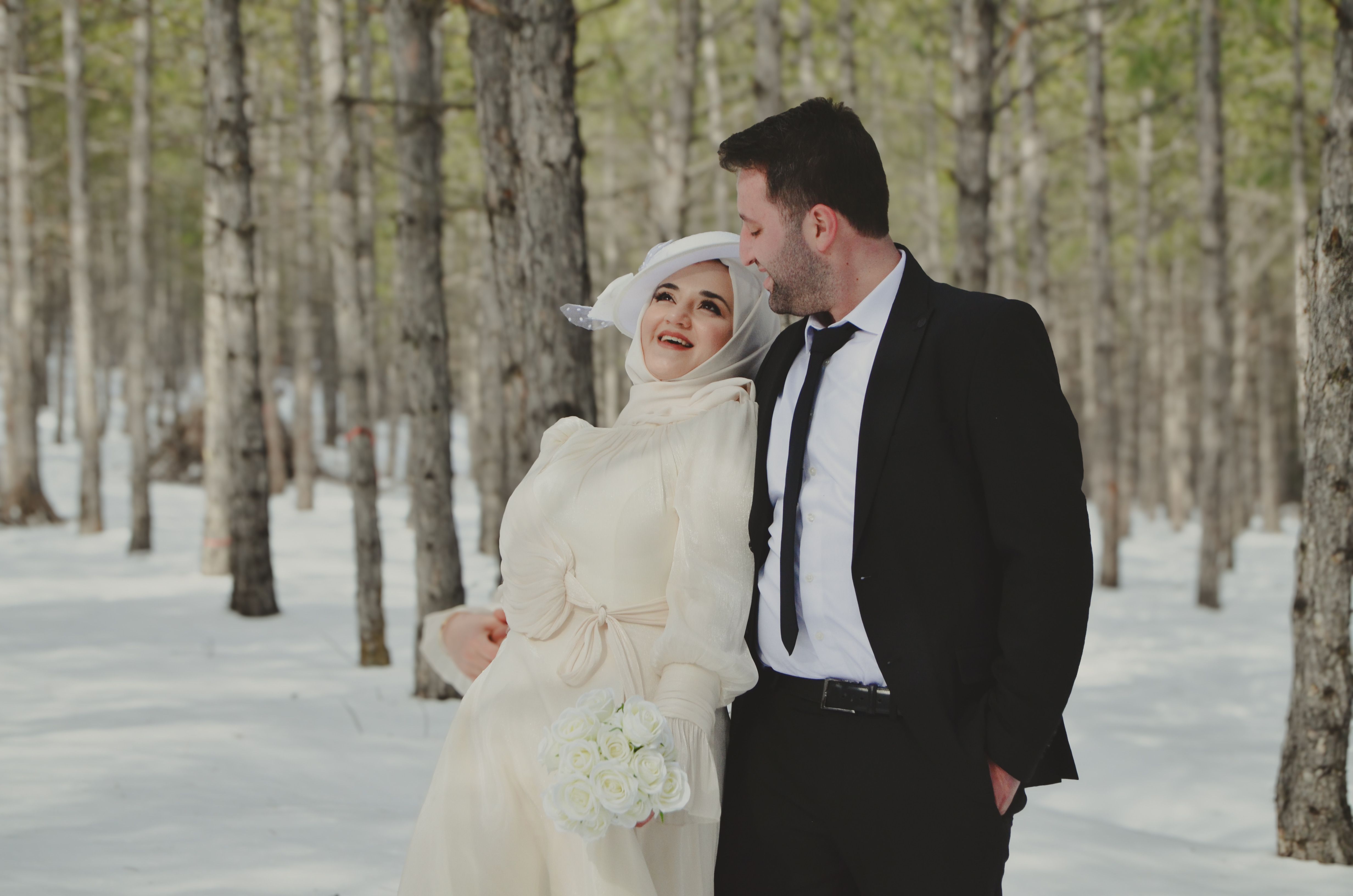 vestido novia invierno mikado satén duquesa abrigado