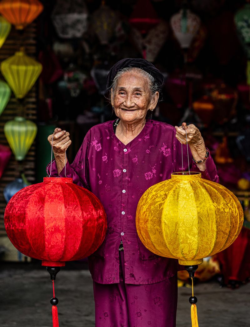 Hoi An Laternenfrau