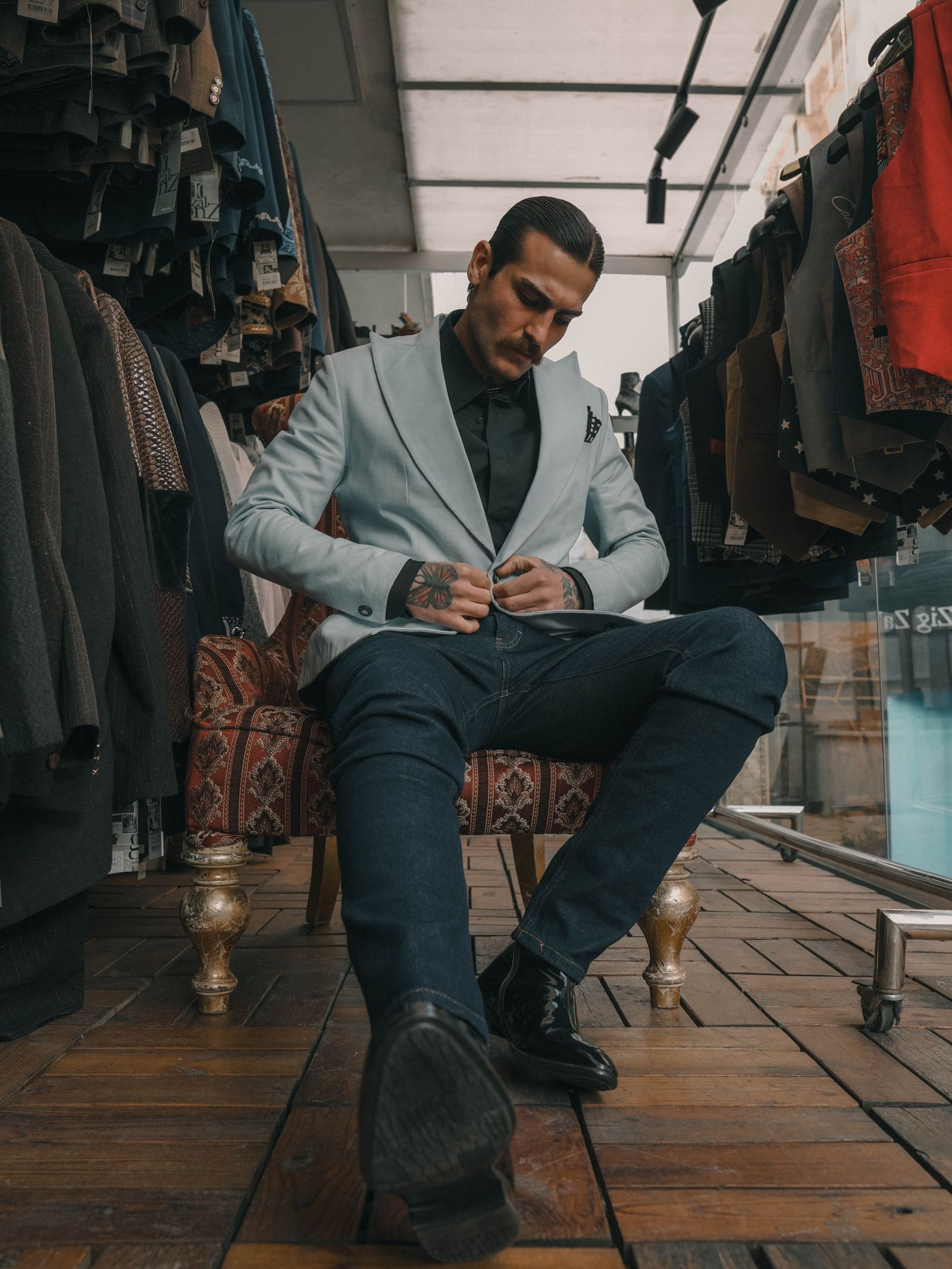 LOOK 01 — THE OVERSHIRT