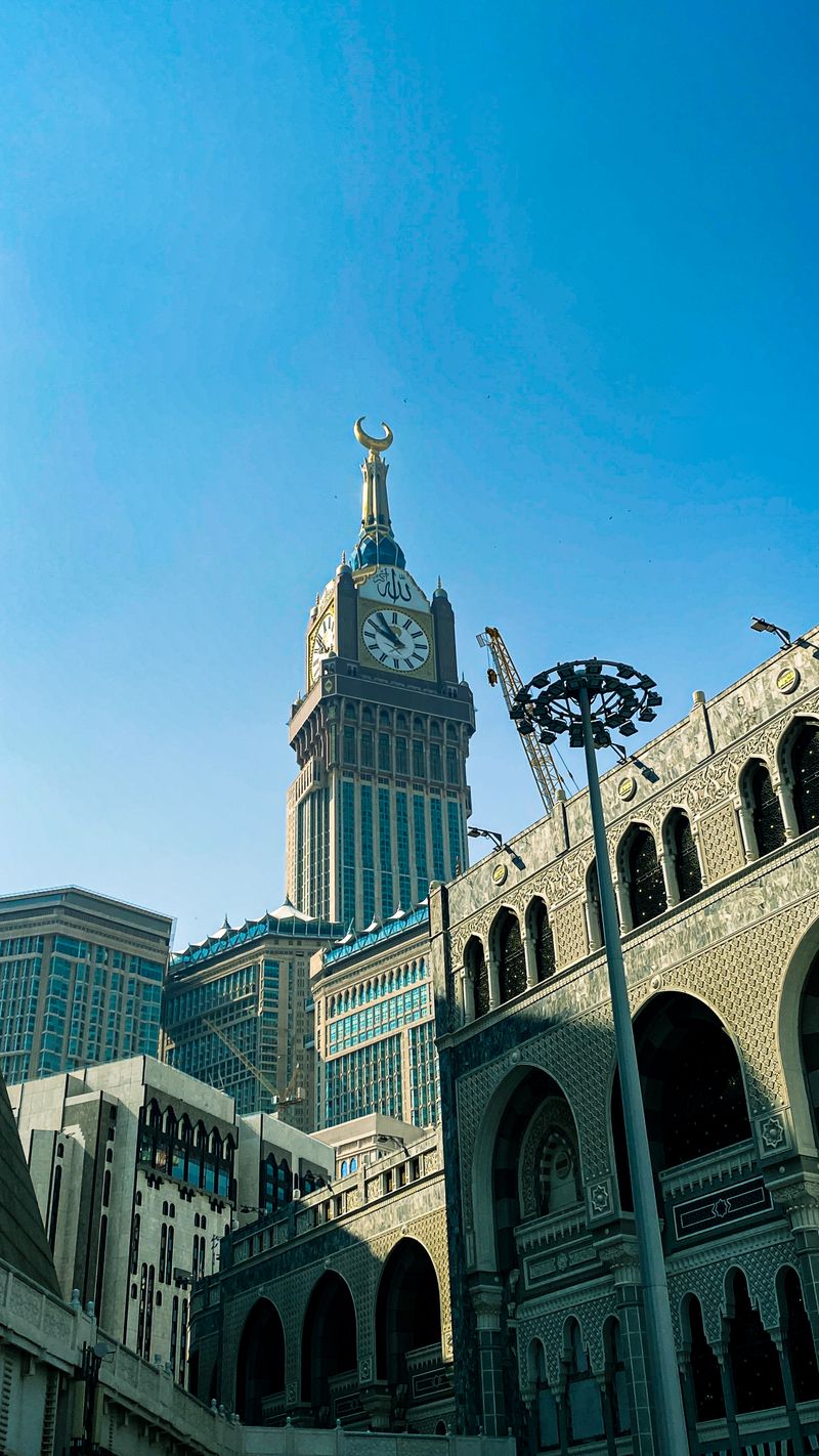 Menara Jam Abraj Al Bait Di Makkah, Arab Saudi · Foto Stok Gratis