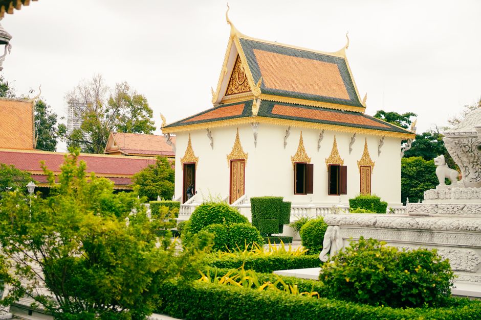 The Royal Palace and Silver Pagoda in Phnom Penh, Cambodia