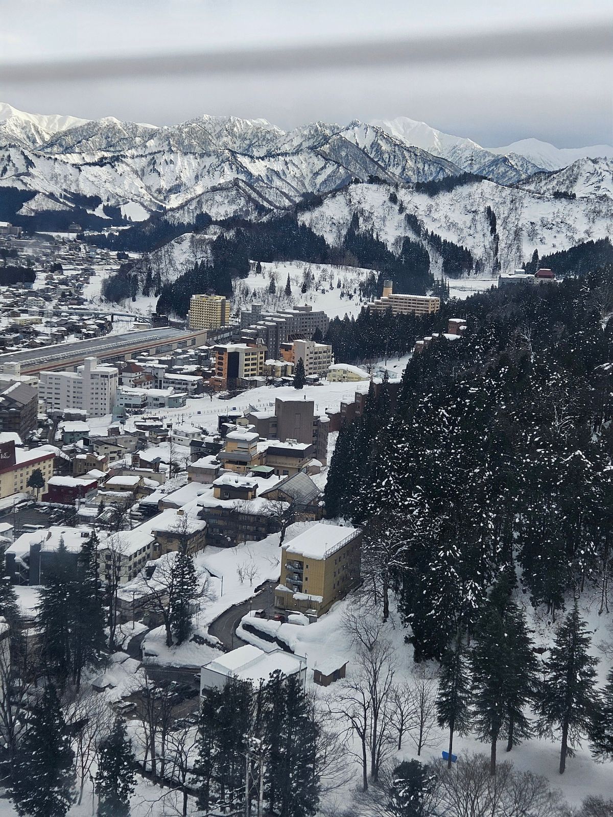 Snowy winter landscape in Yuzawa, Niigata — the Snow Country that inspired Kawabata's novel