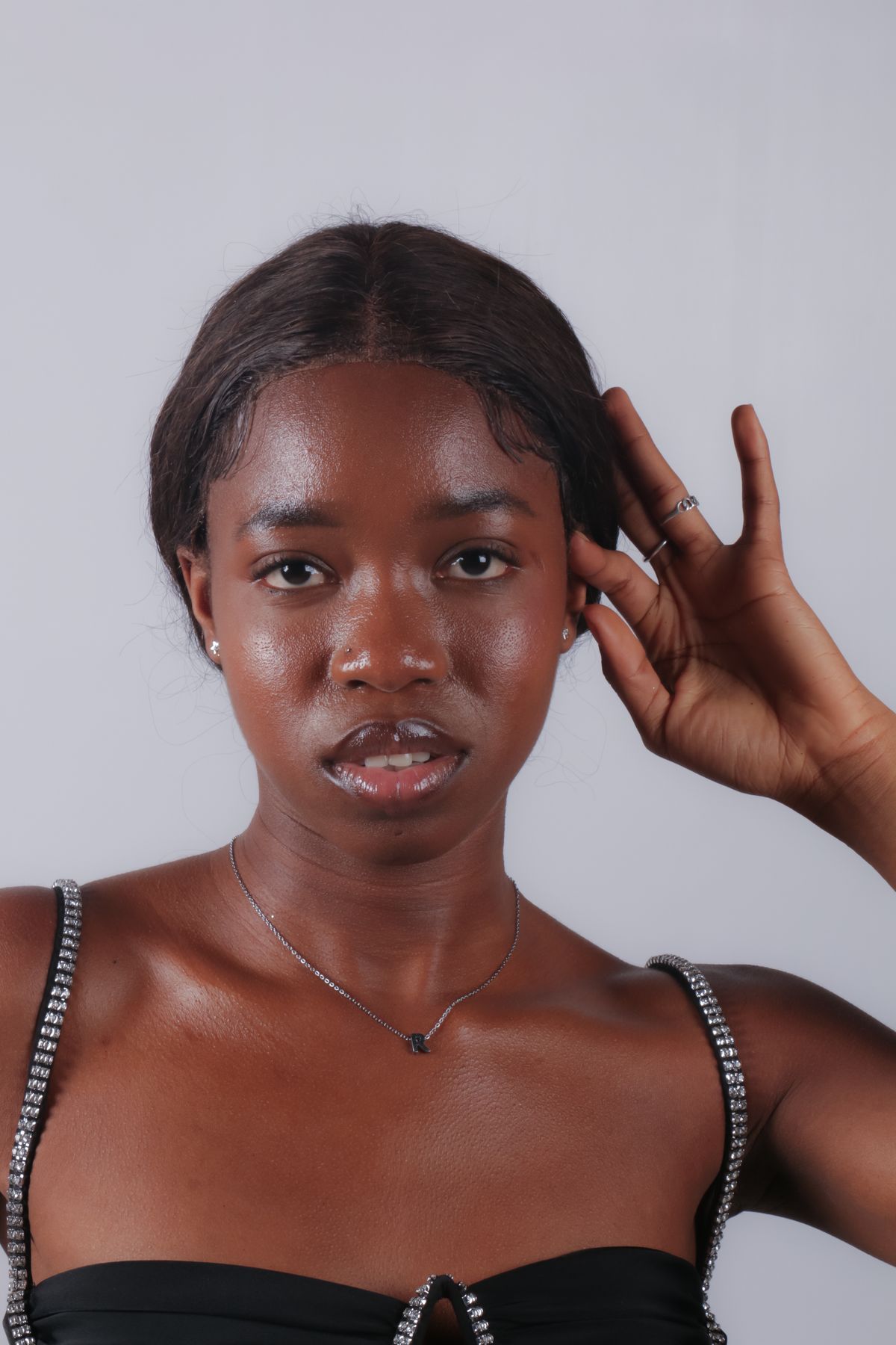 Woman with a flawless custom signature spray tan glow
