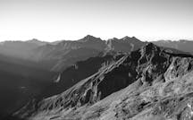 Free stock photo of alps, black, black and white