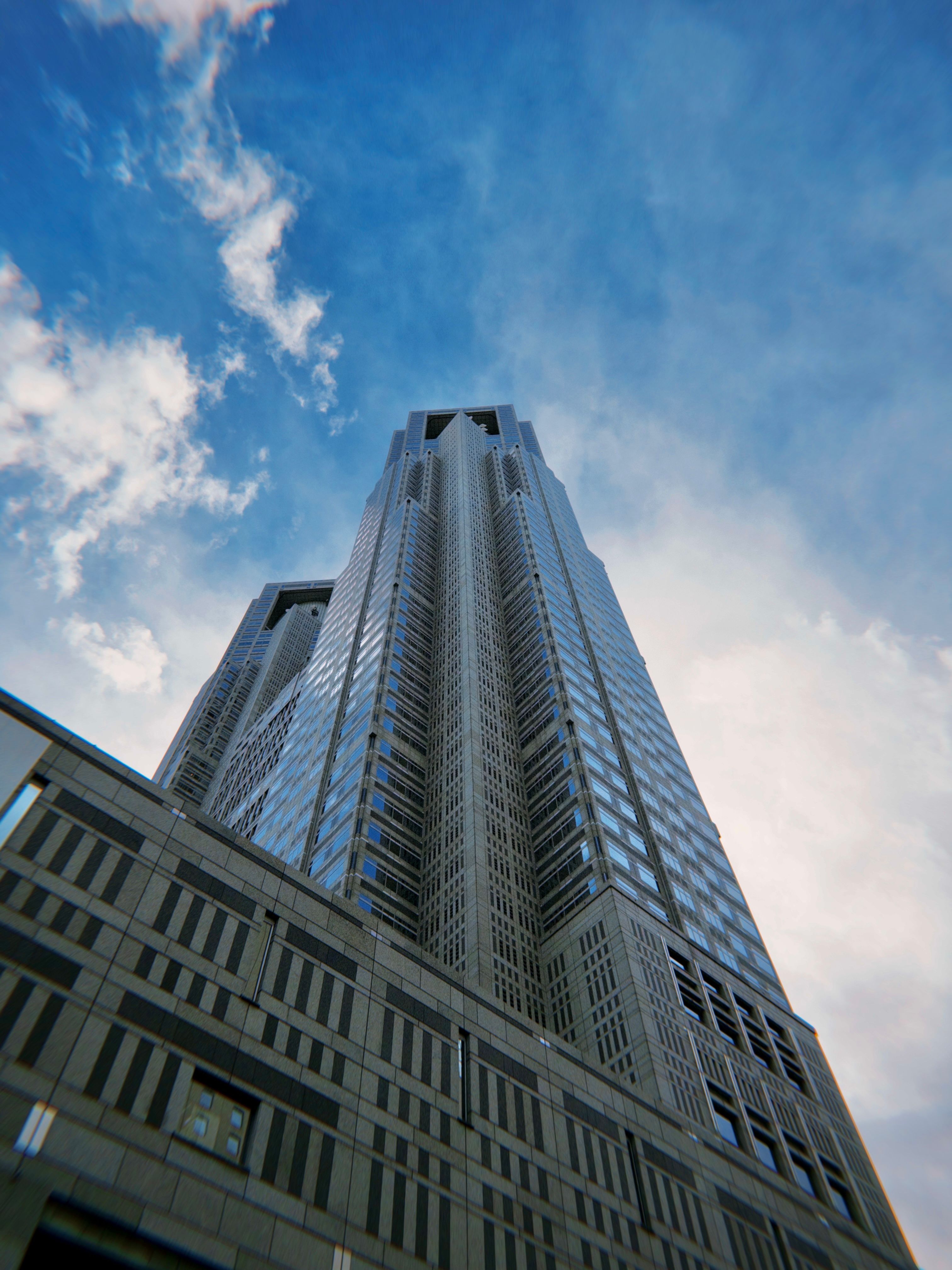 Tokyo Metropolitan Government Building Under Blue Sky · Free Stock Photo