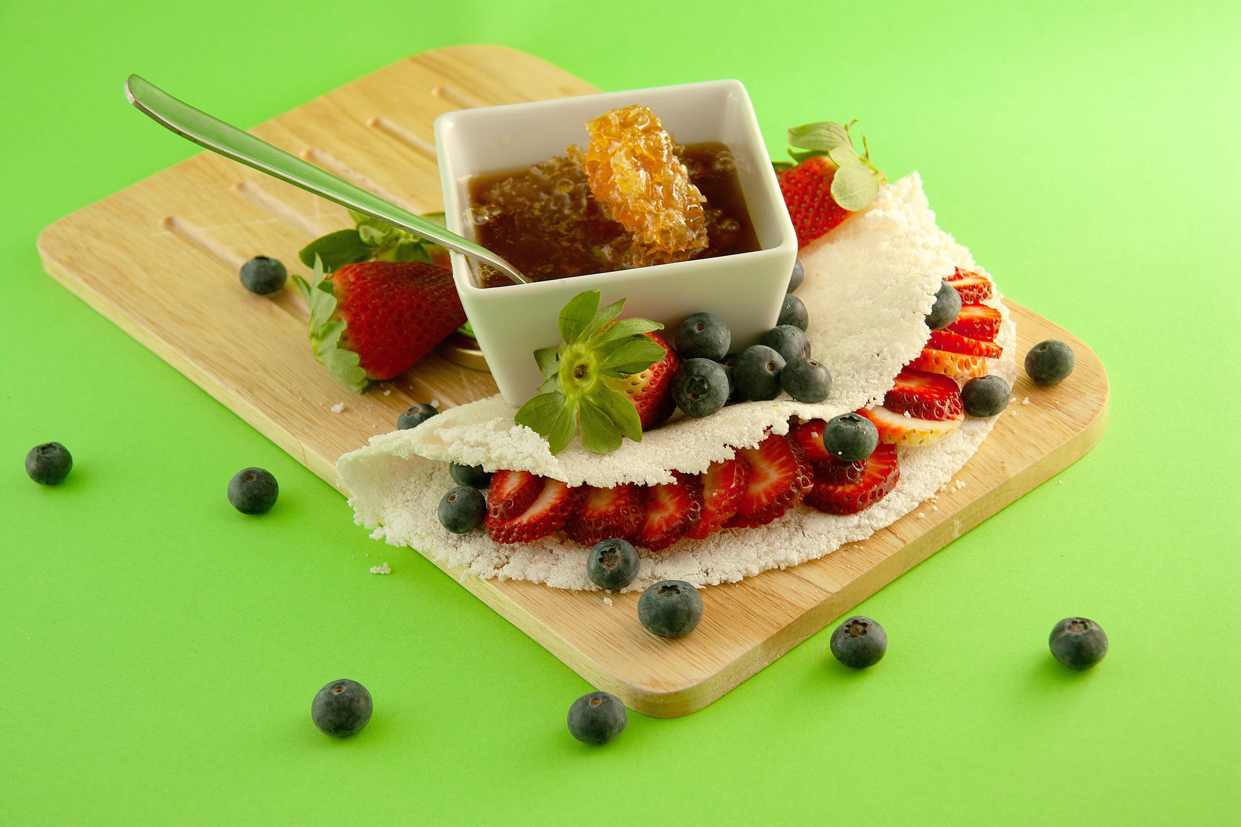 Tapioca Recheada com Queijo Coalho