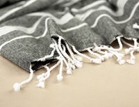 Selvedge and fringe detail — photo by Karen Laårk Boshoff on Pexels