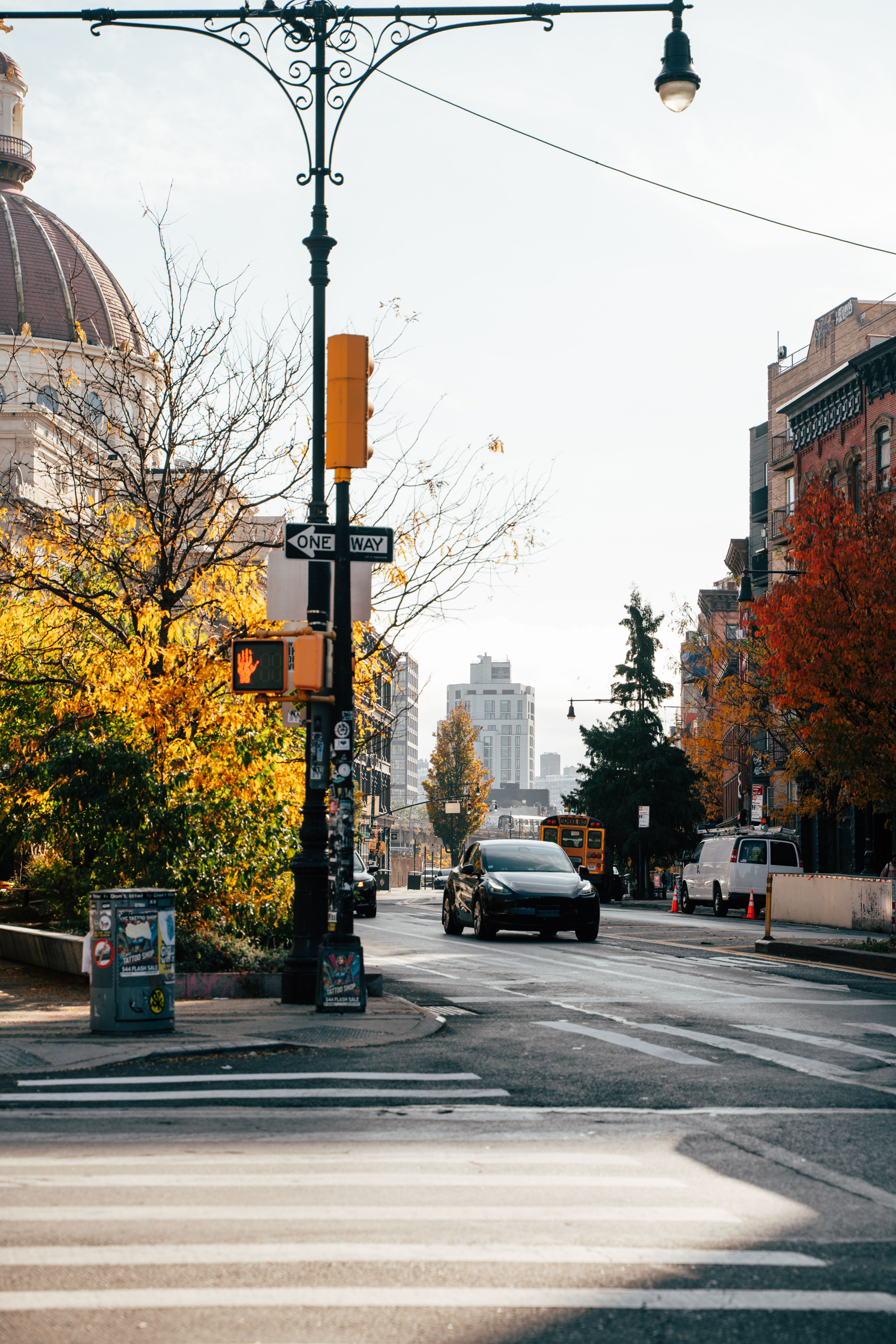 Autumn Street Scene in Williamsburg, NYC · Free Stock Photo