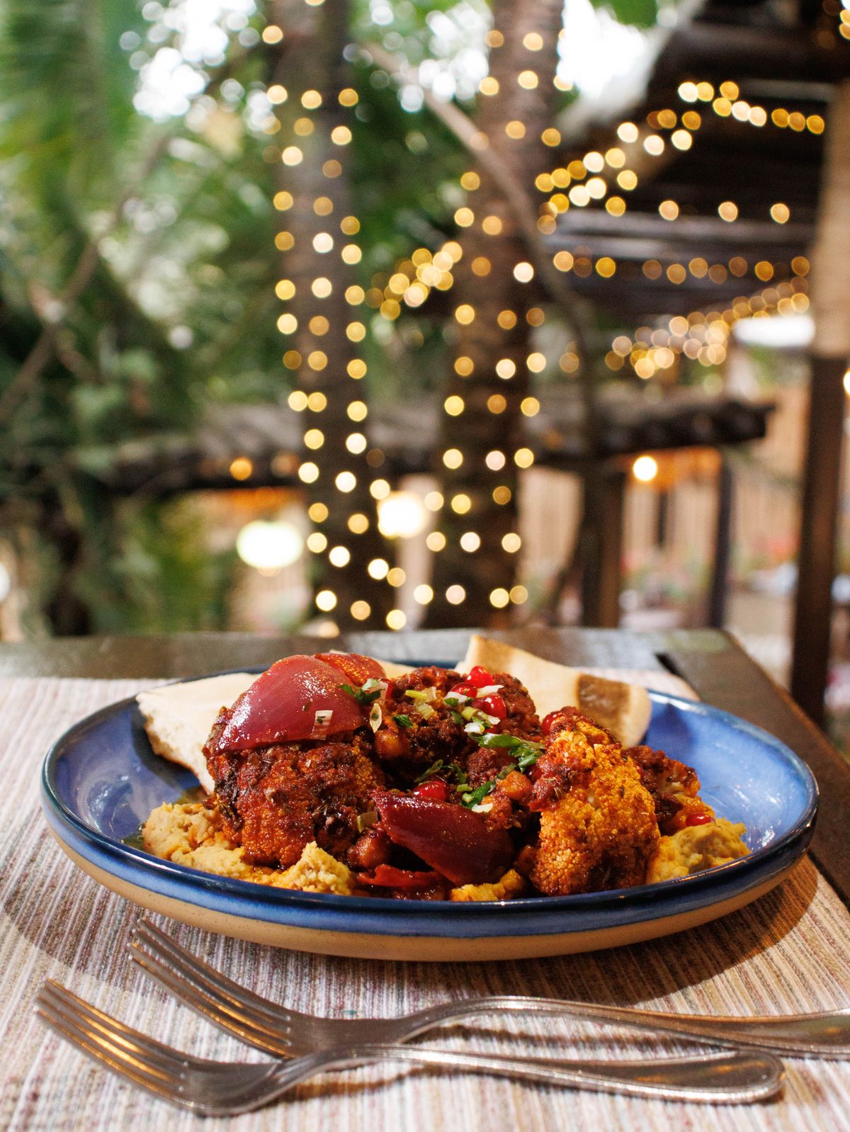 Kenyan meal served in a Nairobi restaurant