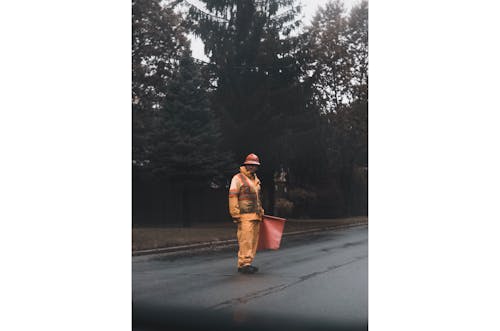 Firefighter on the Road