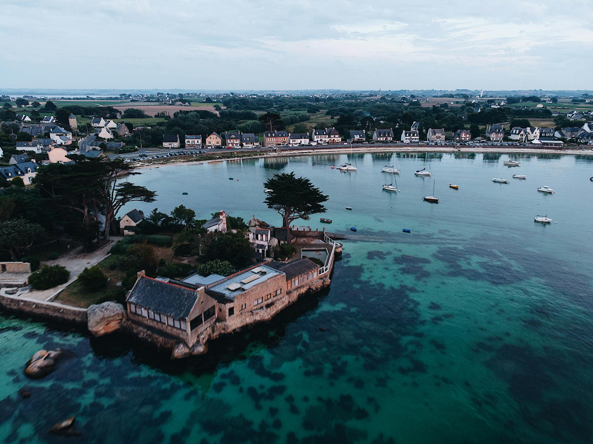 Aerial Photo of Bay