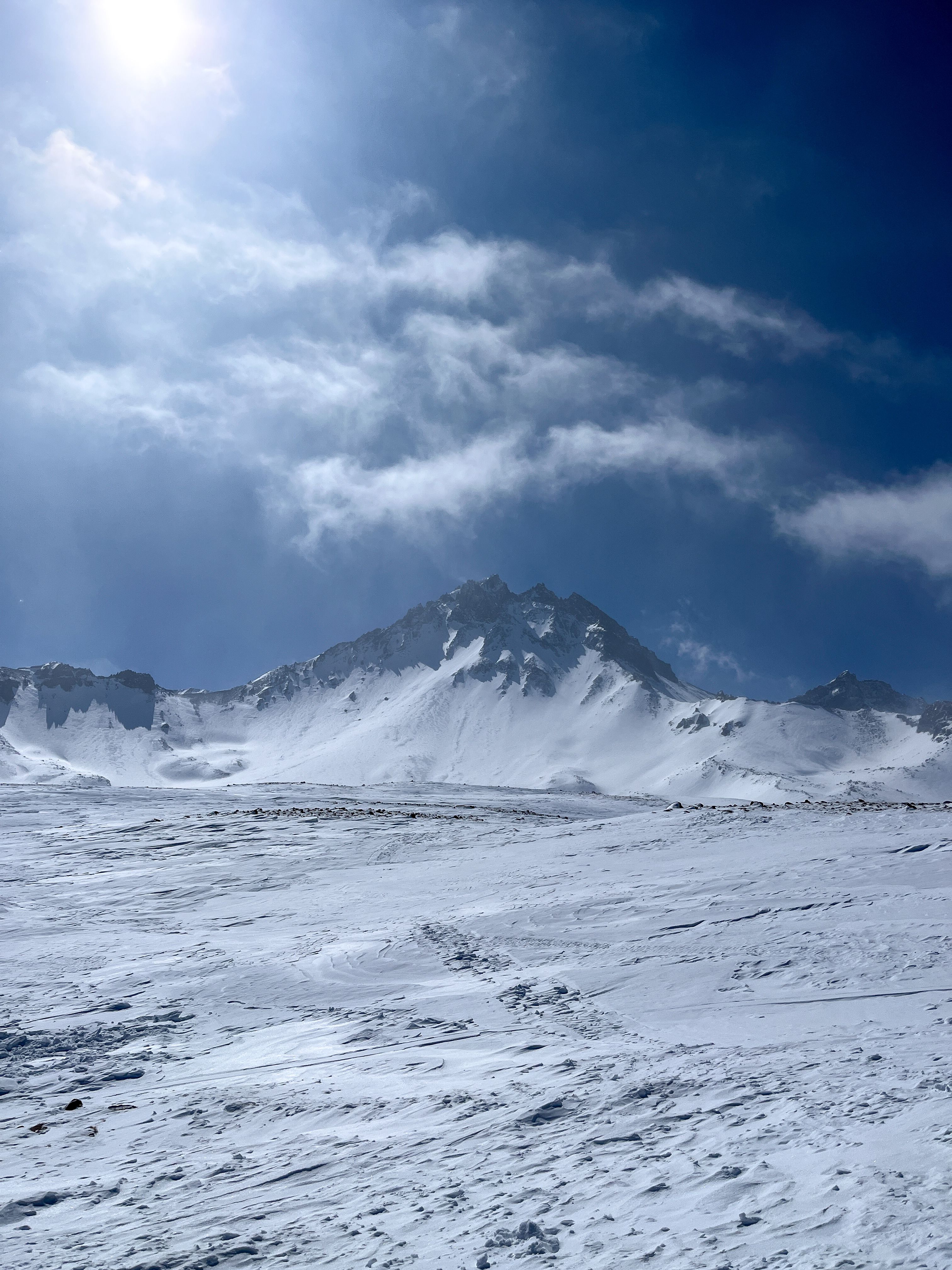 Snowy Mountain Under Clear Blue Sky · Free Stock Photo