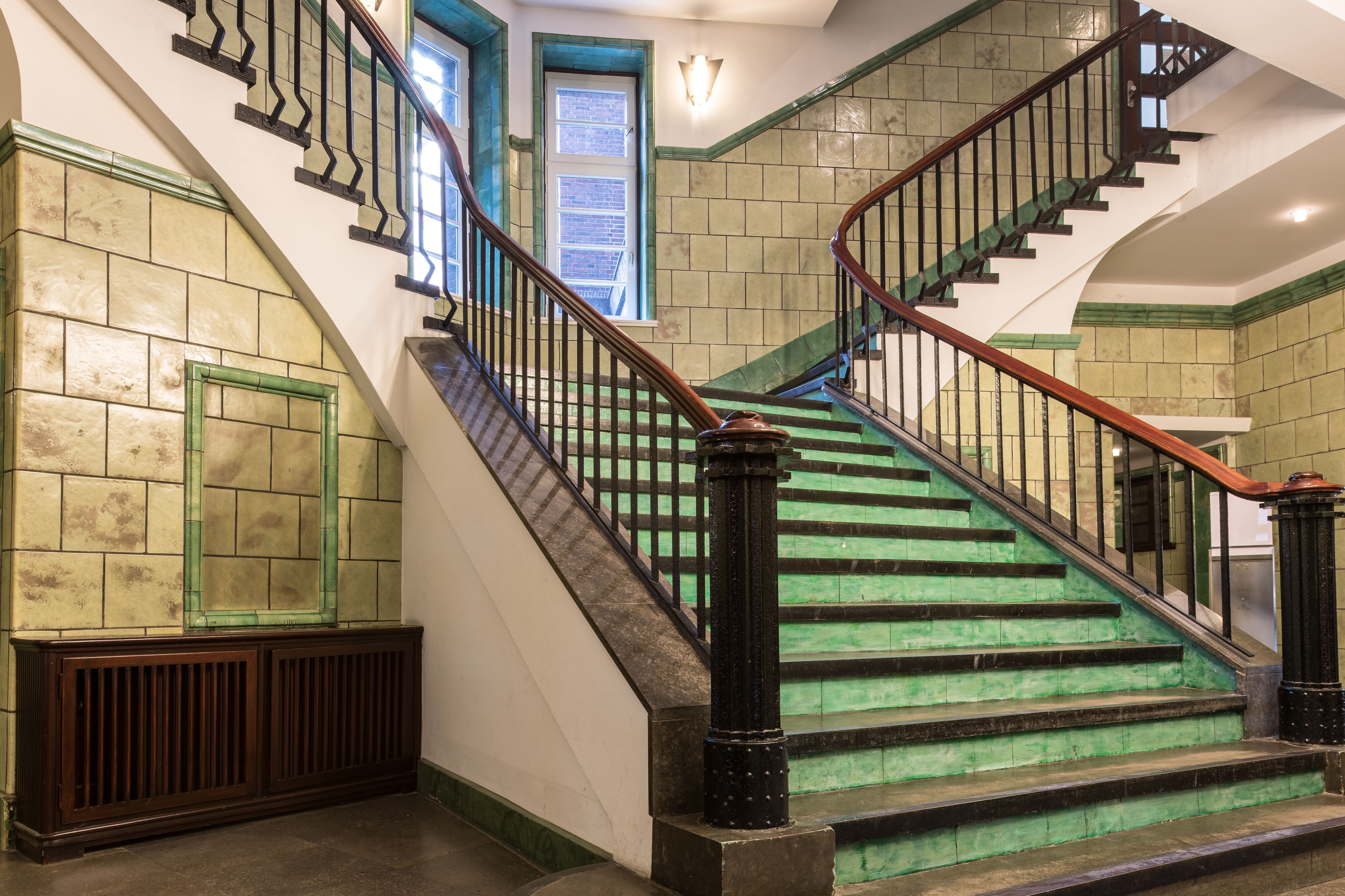 Commercial Decorating in Yiewsley — woodwork brushed to a crisp, smooth line