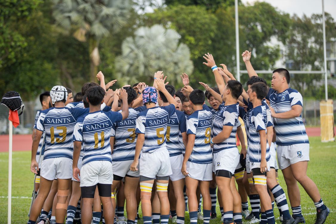 Unity Ball Rugby Sports Team Unity in Outdoor Rugby Huddle · Free Stock Photo
