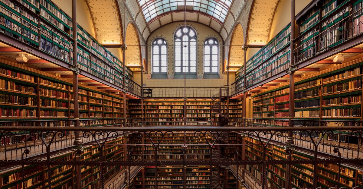 Historical Library Design Historical Library Interior in Amsterdam · Free Stock Photo
