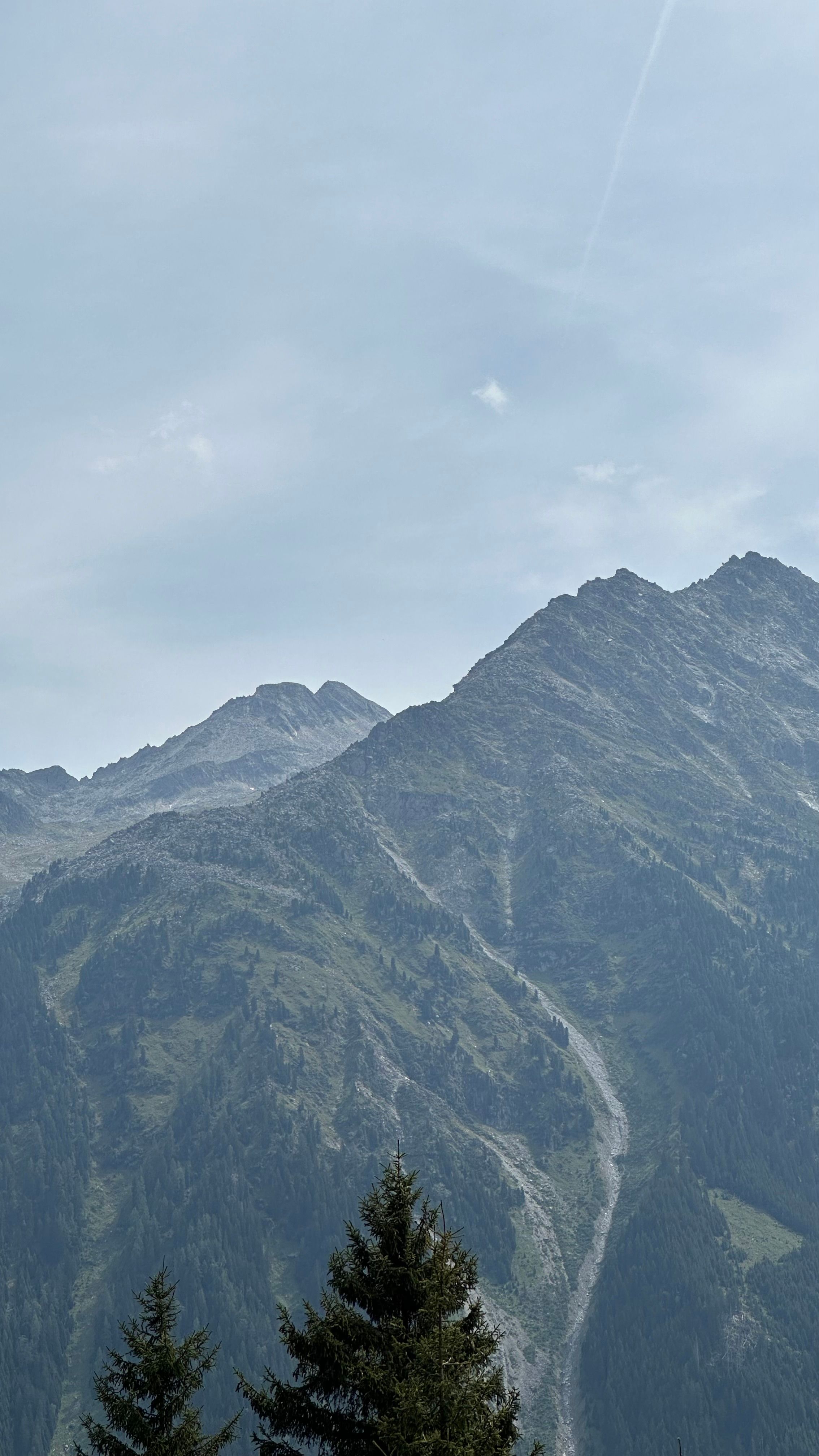 Majestic Austrian Alps Landscape with Clear Sky · Free Stock Photo