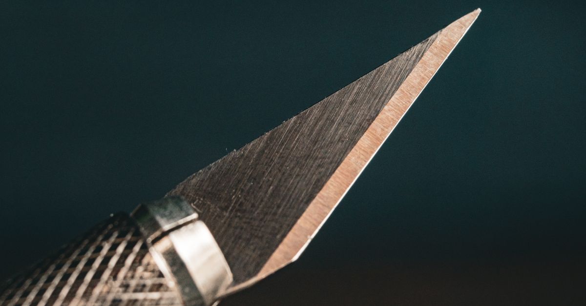 Blade Pic Close-up of a Precision Craft Knife Blade · Free Stock Photo