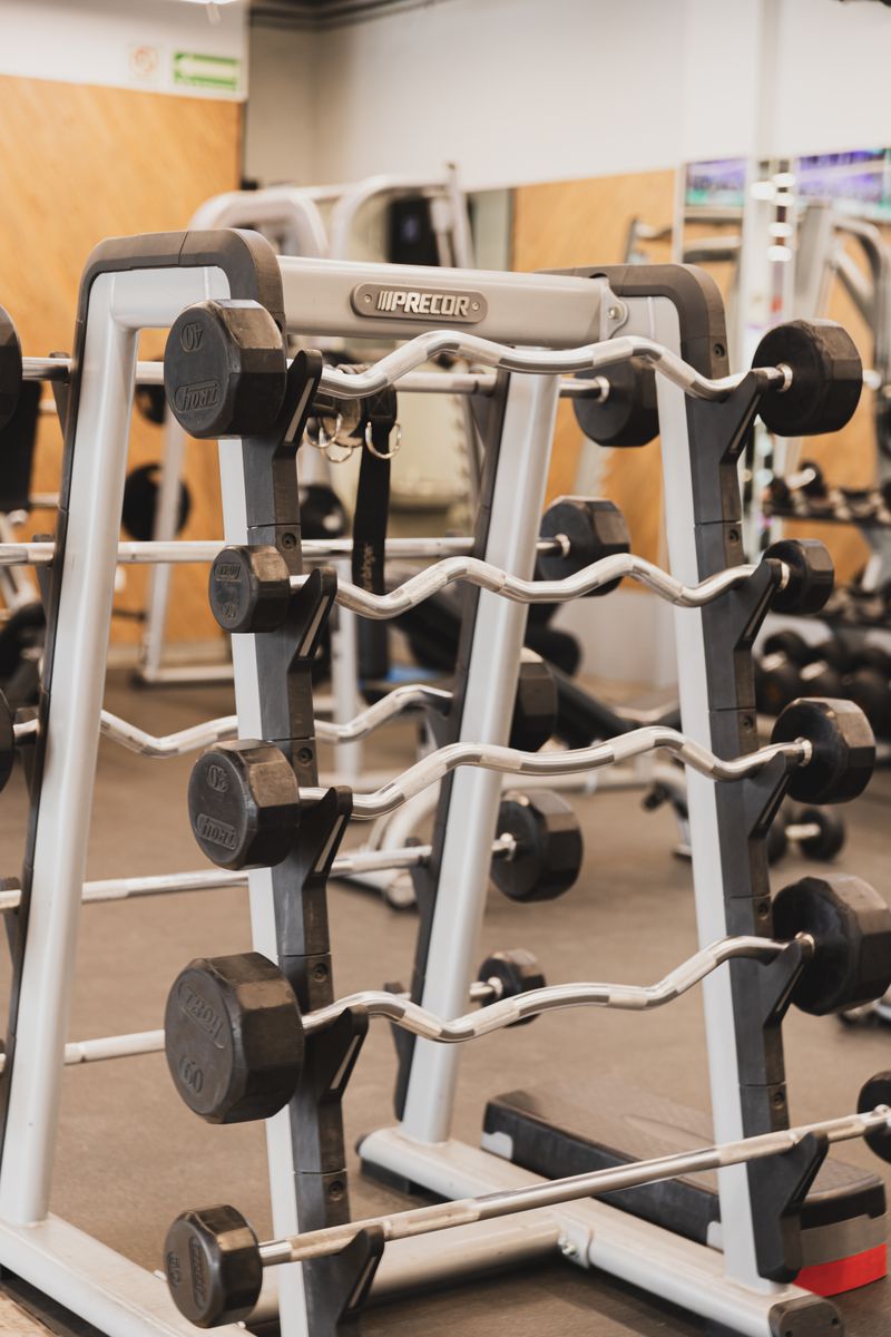 Organized dumbbell rack