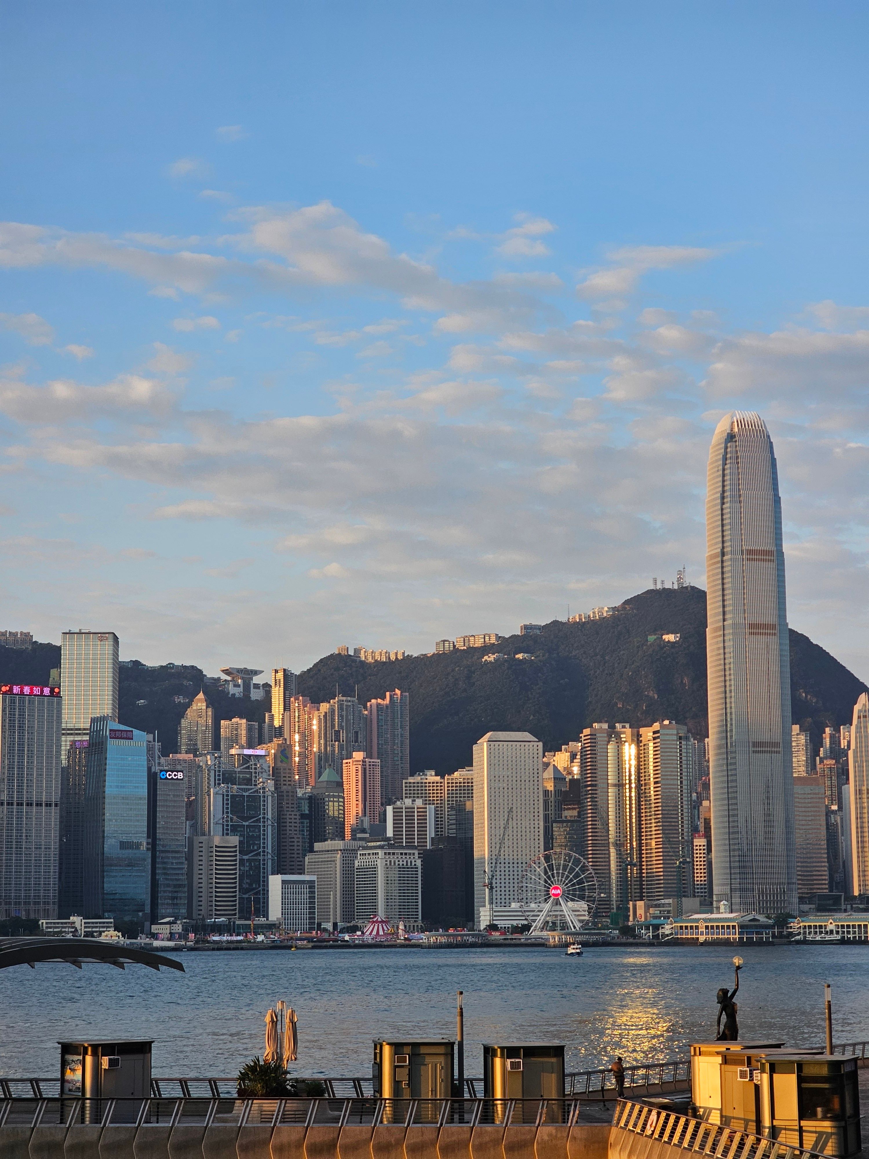 Hong Kong Skyline with Victoria Harbour View · Free Stock Photo