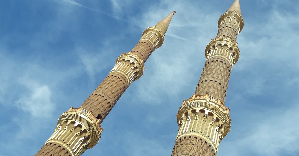 Free stock photo of mosque, plane in the sky, sky