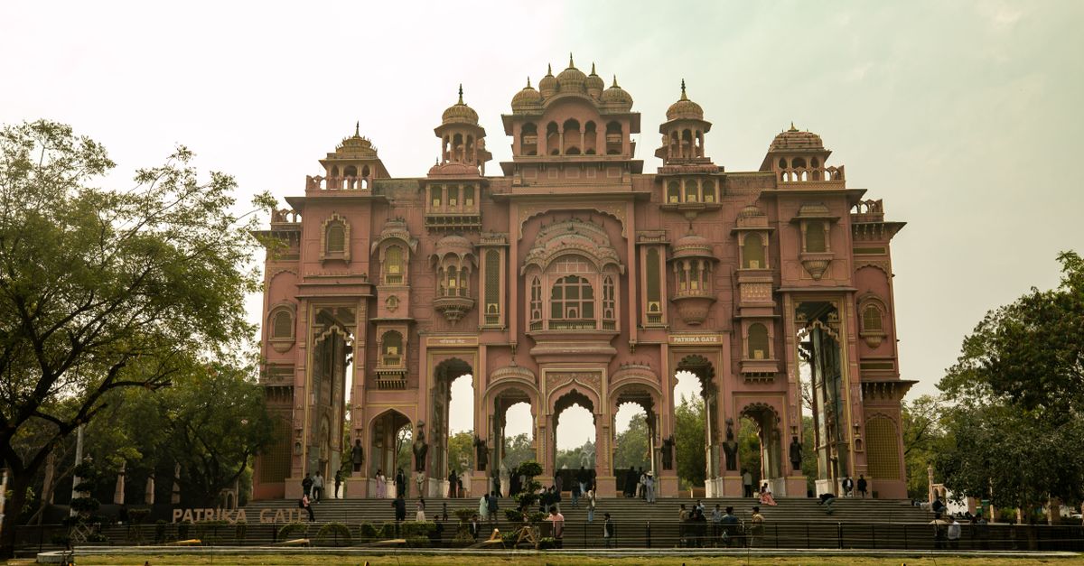 Gate Rajardhran Stunning Patrika Gate in Jaipur, Rajasthan · Free Stock Photo
