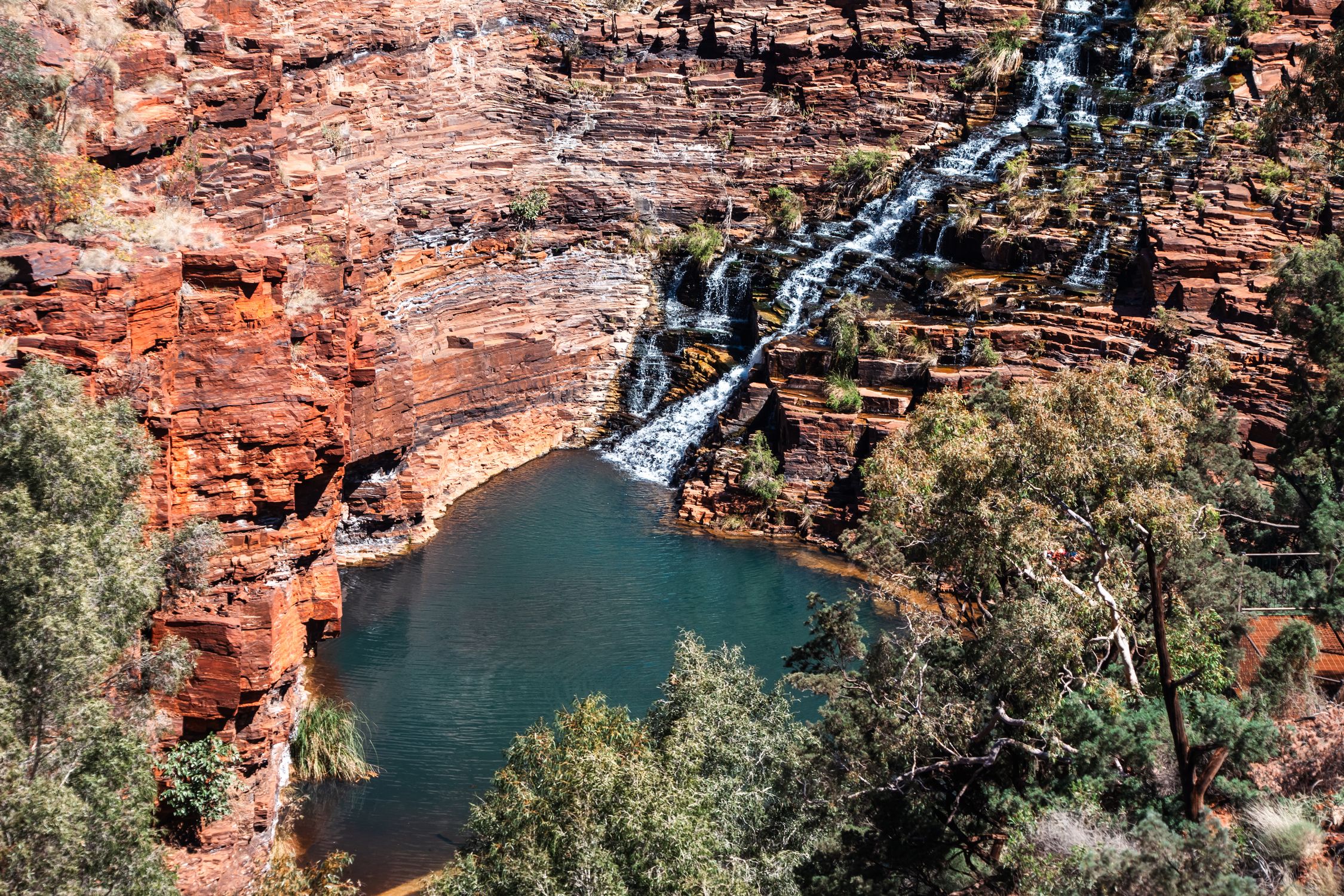 Stunning Waterfall at Karijini National Park · Free Stock Photo