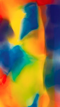 Dynamic abstract art showcasing a blend of vibrant colors and fluid patterns.